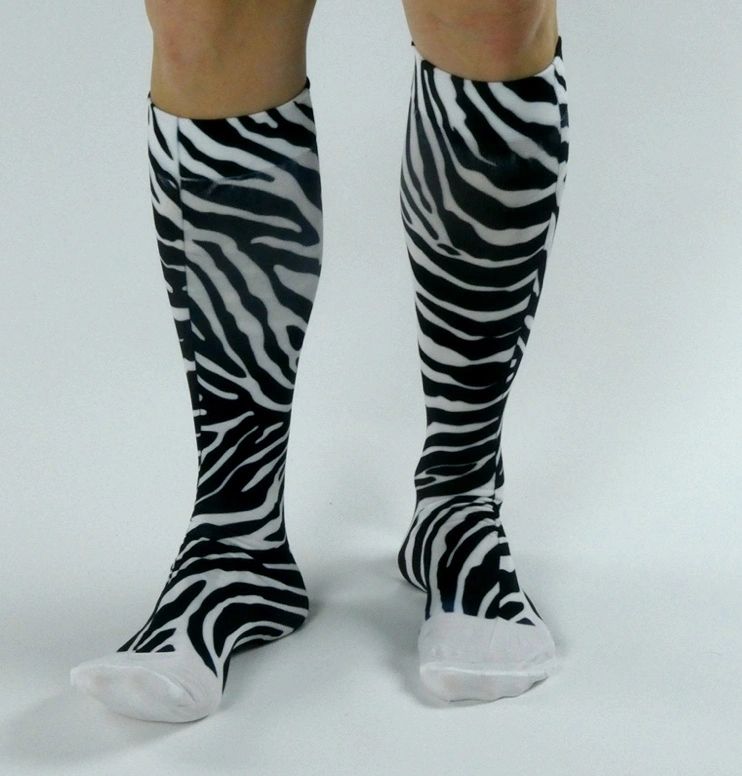 Zebra Compression Socks